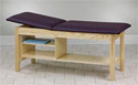 Exam Table w/Adjustable Backrest & Storage - Clinton Industries